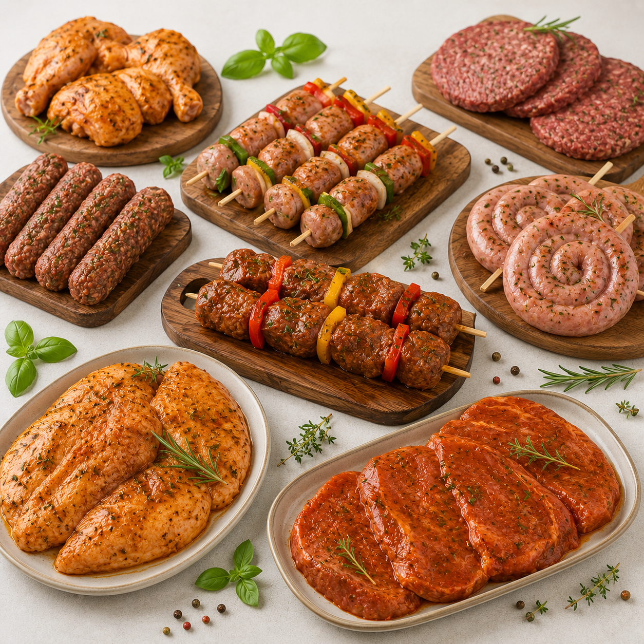 جاهزة للطبخ أو الشوي