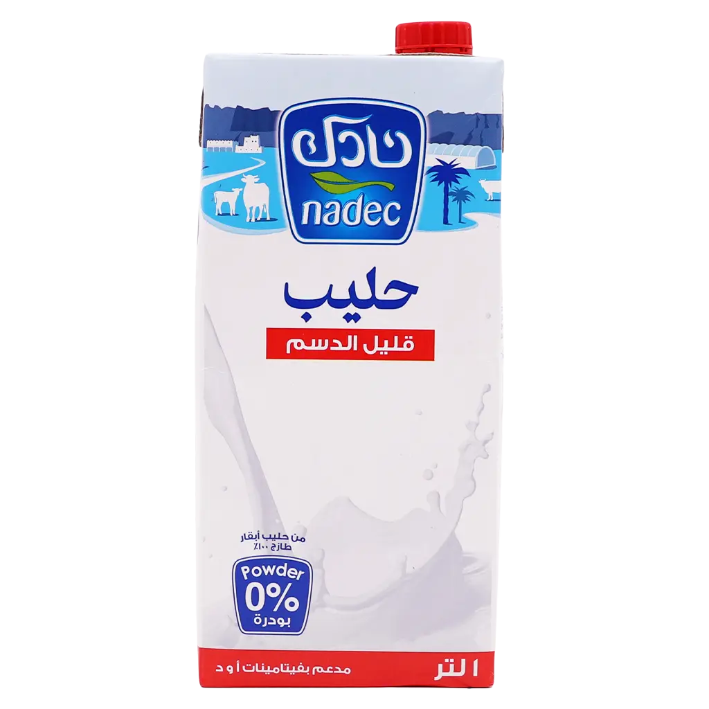 حليب نادك قليل الدسم
