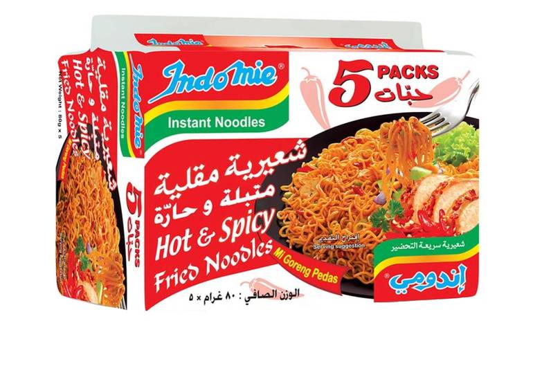 شعيرية مقلية اندومي حارة شرنك