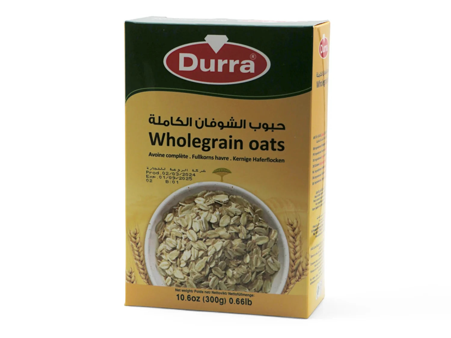 الدرة حبوب شوفان كاملة