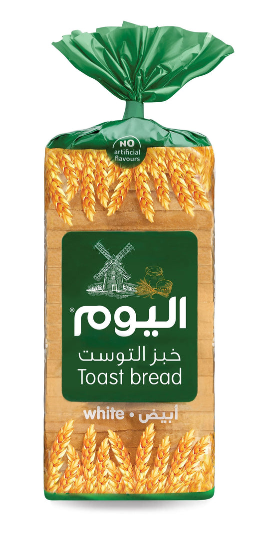 اليوم خبز توست أبيض