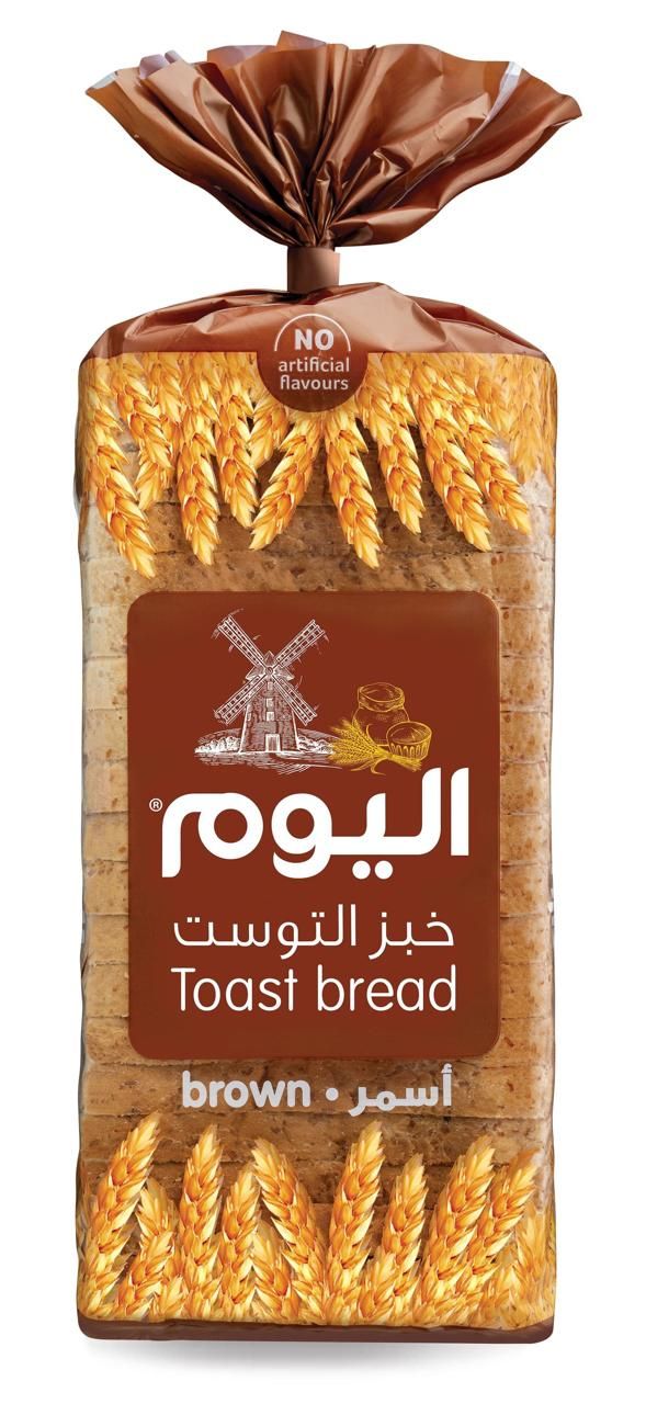 اليوم خبز توست أسمر