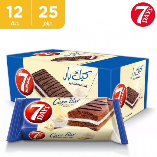 اليوم كيك بار بالفانيلا