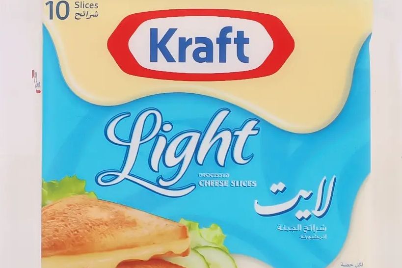 كرافت عشر شرائح جبنة لايت