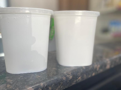علبة لبن بلدي 1 كجم
