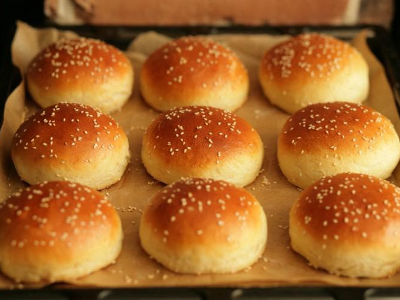 خبز برغر