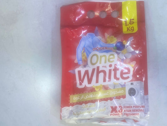 ون وايت مسحوق غسيل منخفض الرغوة